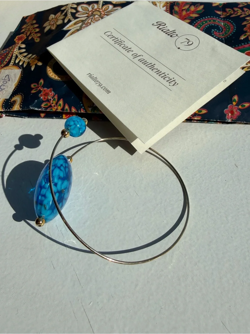 🇮🇹 Morano Glass Wire Bracelet